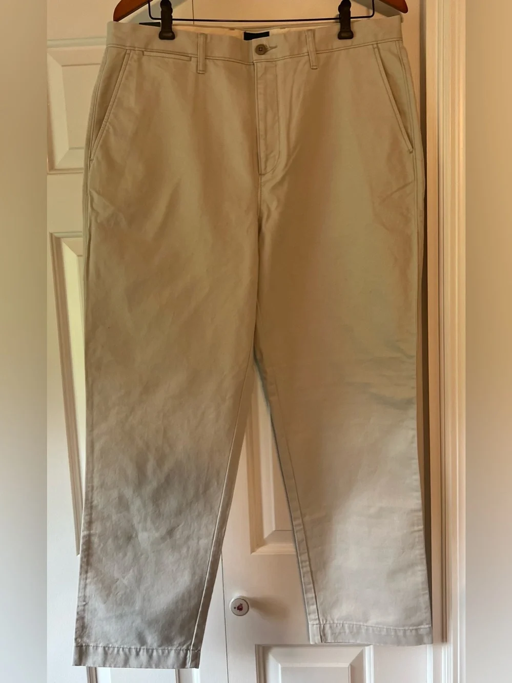 J. Crew Broken-In Straight Chino Pants Slacks Men’s 34x30 Khaki CD466 NWT #2618
